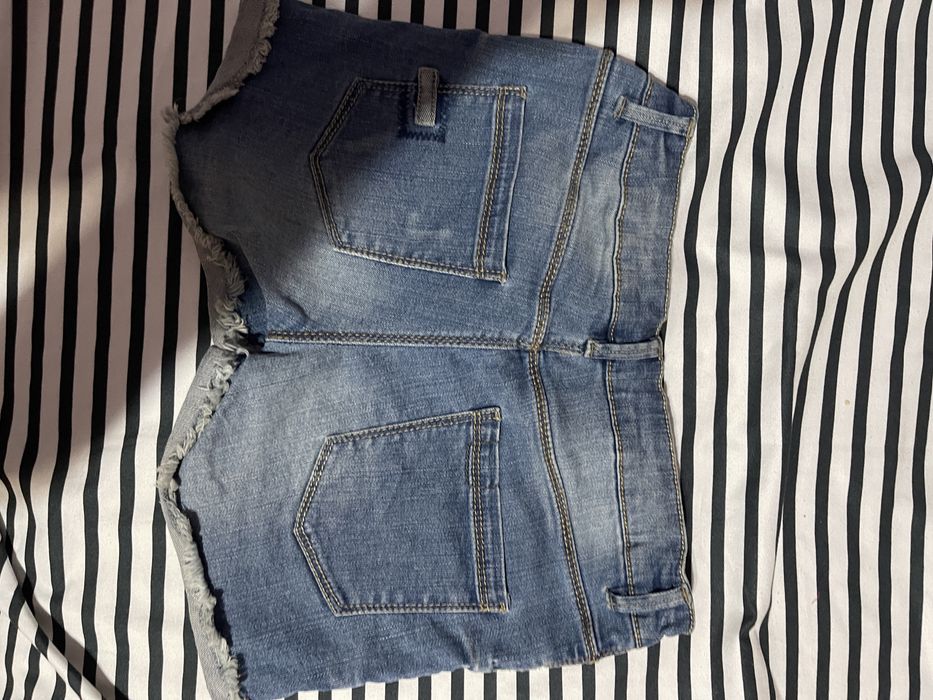 Pantaloni scurti denim fetite 11/12 ani