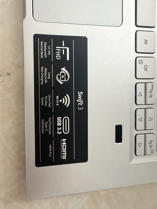 Продам Acer swift 3 экран 14 дюйм