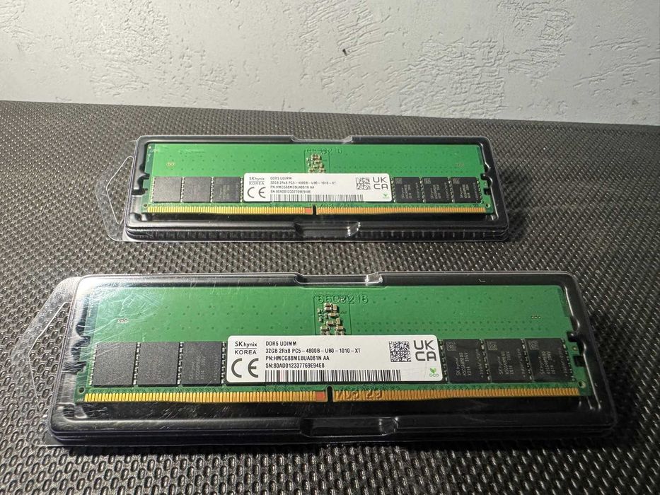 DDR5 2x32GB 4800Mhz SK Hynix Memorie RAM Desktop PC