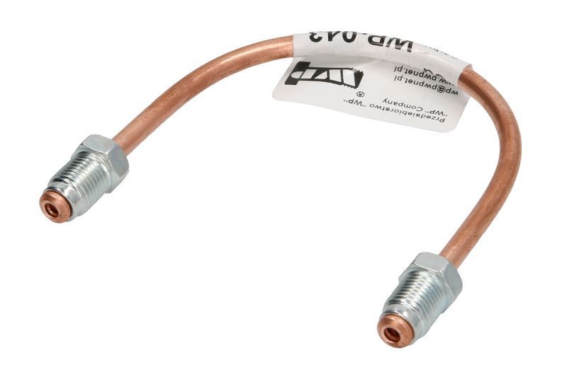 Conducta frana cupru cu niplu WP-043 diametru 4,75 mm, filet exterior, Grosime perete 0,9 mm, filet M10x1/M10x1, lungime 200 mm