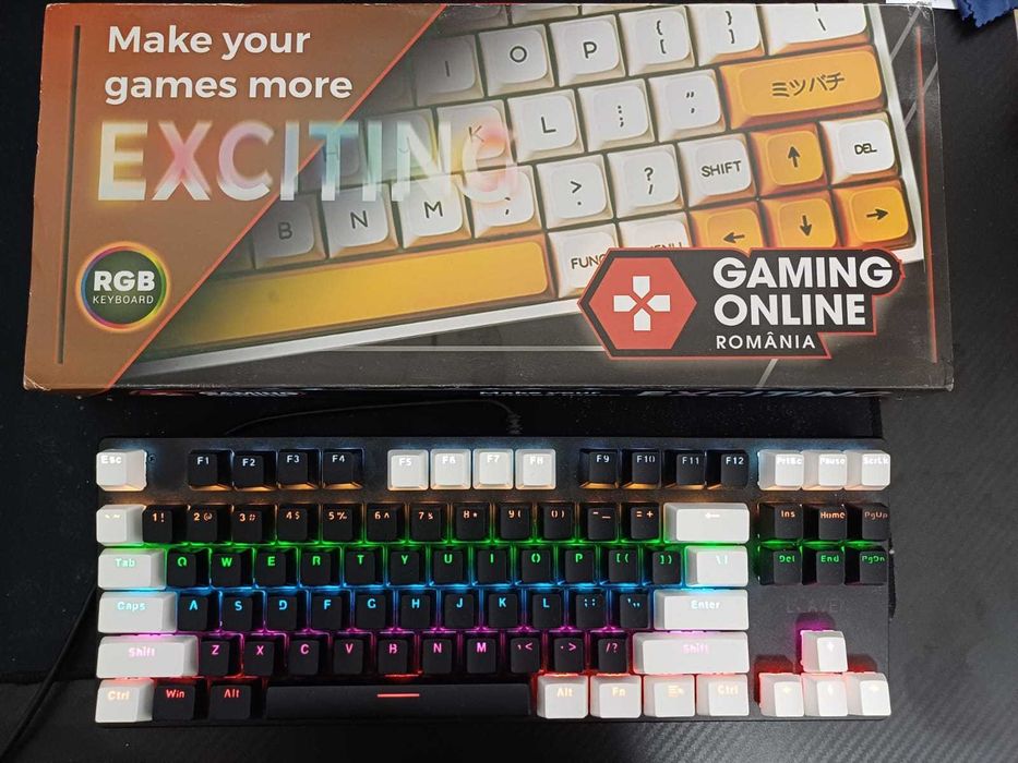 vand tastatura gaming keyboard k550 leaven 87 key noua