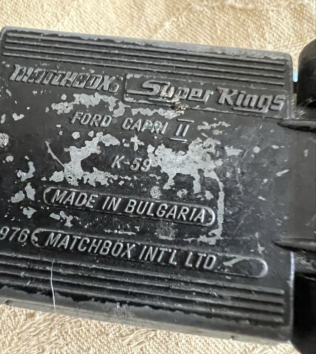 FORD CAPRI II  -  K-59  Super Kings MATCHBOX Made in Bulgaria 1976