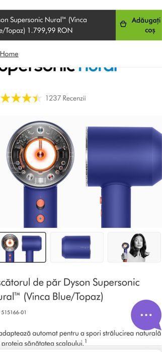 Dyson Supersonic Nural nou in cutie cu garantie