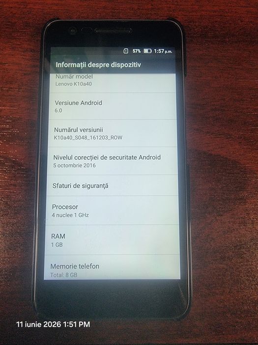 Vând telefon Lenovo C2