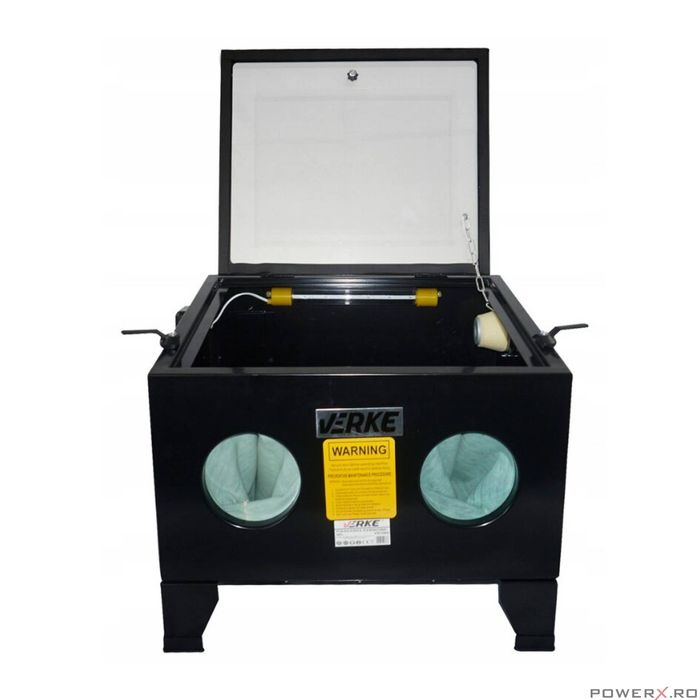 Cabina de sablat, curatat piese, 90 L, electrica, Verke