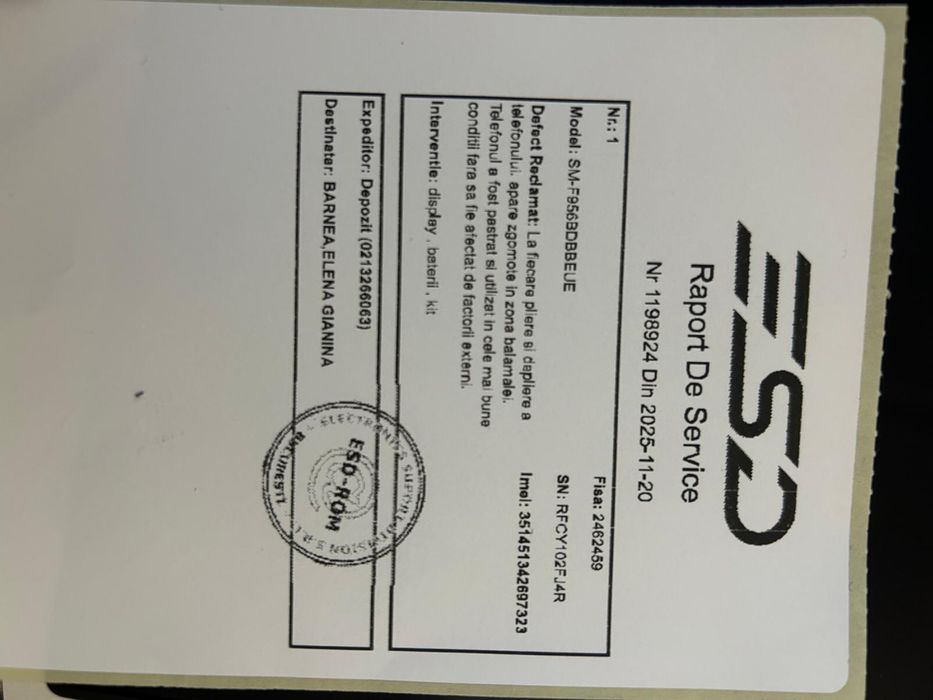 Samsung F Fold 6 Garantie Emag