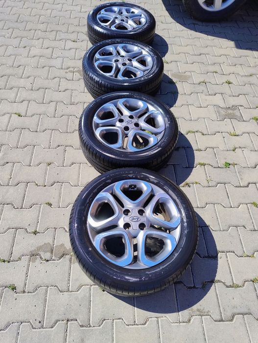 Jante Aliaj Originale Hyundai i20 R16 OEM Bi-color – Set 4 bucăți (4x100)
