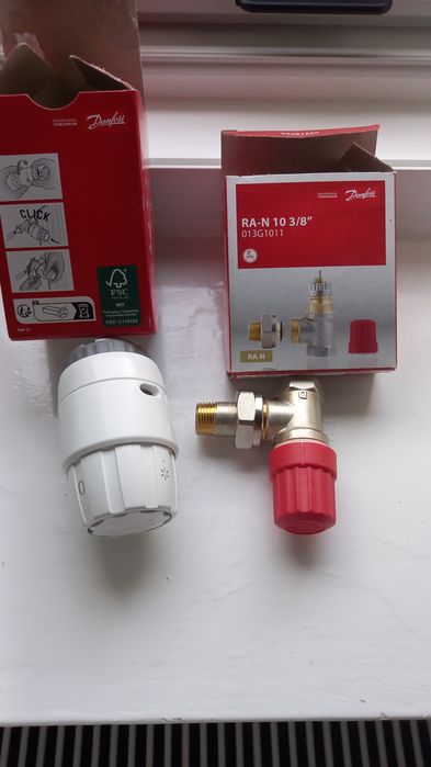Kit robinet termostat 3 buc/DANFOS  3/8