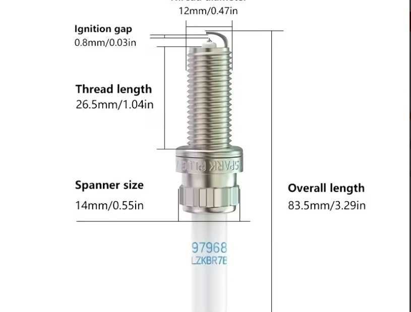 Set 4 bujii ILZKBR7B8G /97968 , Laser Iridium