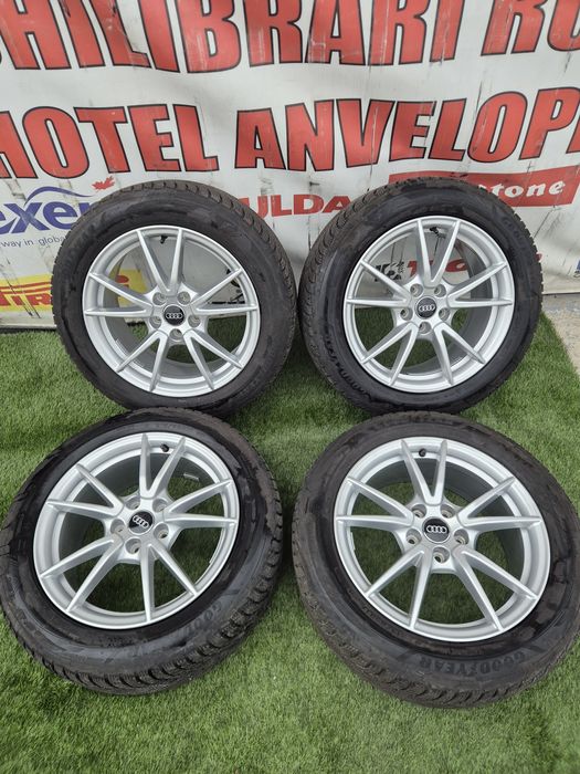 Jante R 17 5x112 Audi cu 215 55 17 Goodyear 2024