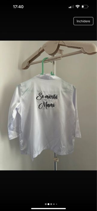 Halate bebe  pentru nunta marimea 86