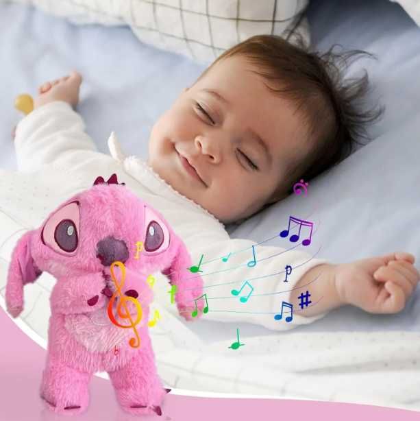 Интерактивна кукла Стич с дишаща функция за спокоен сън