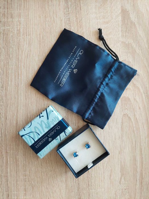 OLIVER WEBER обеци с камъни Swarovski