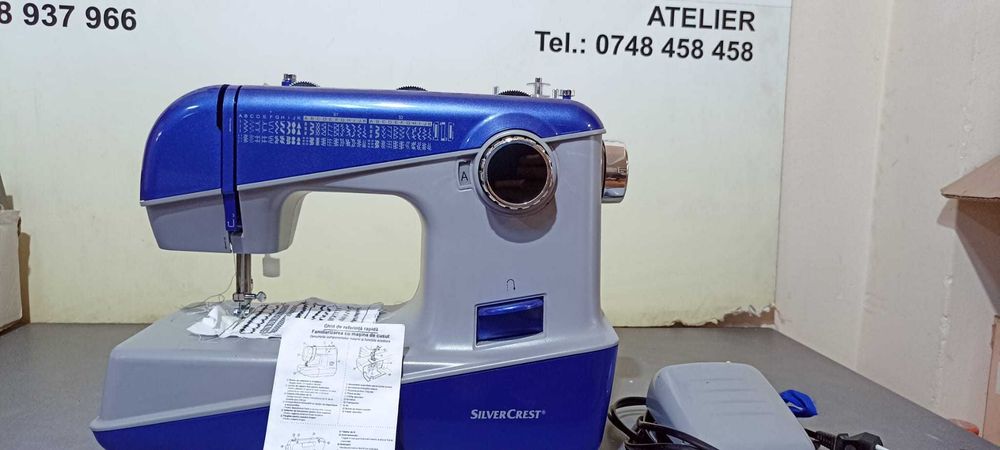Masina de cusut  Silvercrest special graifar metalic