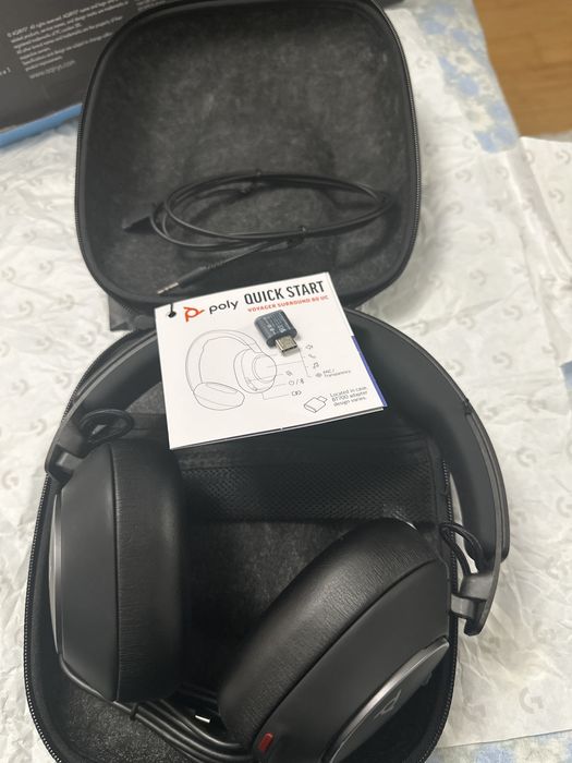 Casti Bluetooth Poly Voyager Surround 80 full box noi !!