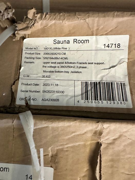 Saună Finlandeză Lemn Pin + Accesorii