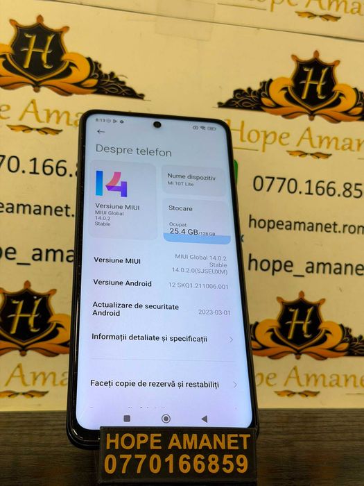 Hope Amanet P10/XIAOMI MI 10T LITE