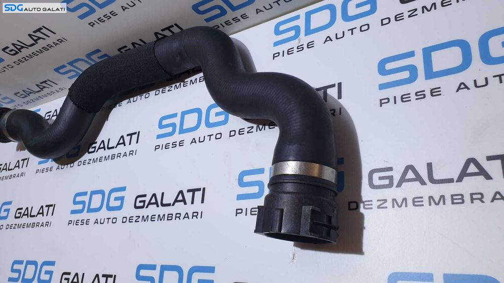 Furtun Conducta Tub Tubulatura Radiator Apa BMW Seria 1 E87 118 120 2.0 D N47 2007 - 2011 Cod 7525641 8511623