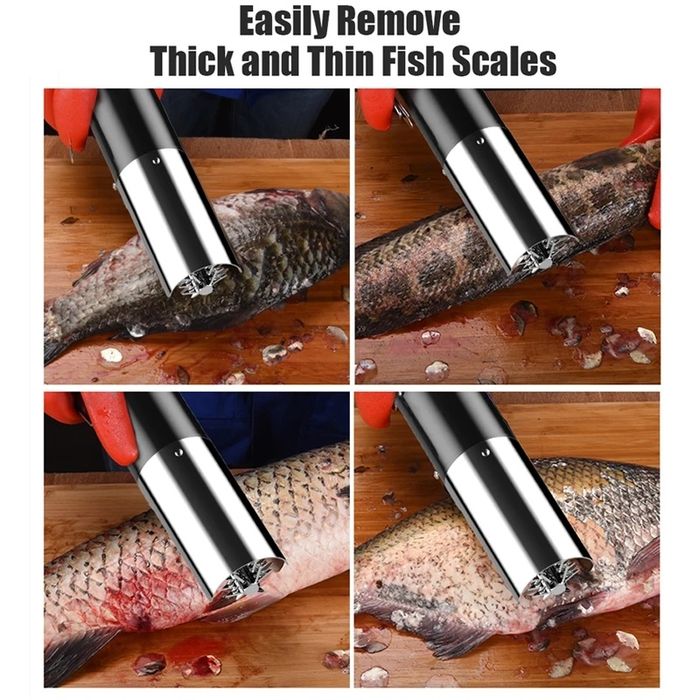 Безжичен професионален уред за чистване на риба, машинка за почистване