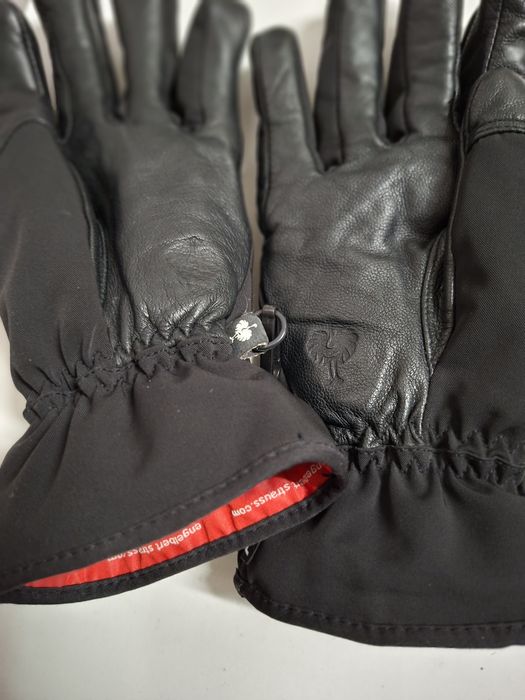 Зимни кожени ръкавици Strauss като нови