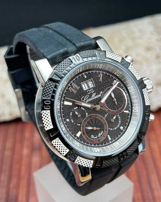 Мъжки автоматичен часовник Gallucci Italy Multi-Function Dualtime – Нов