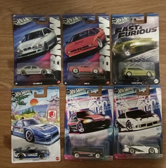 Hot wheels колички