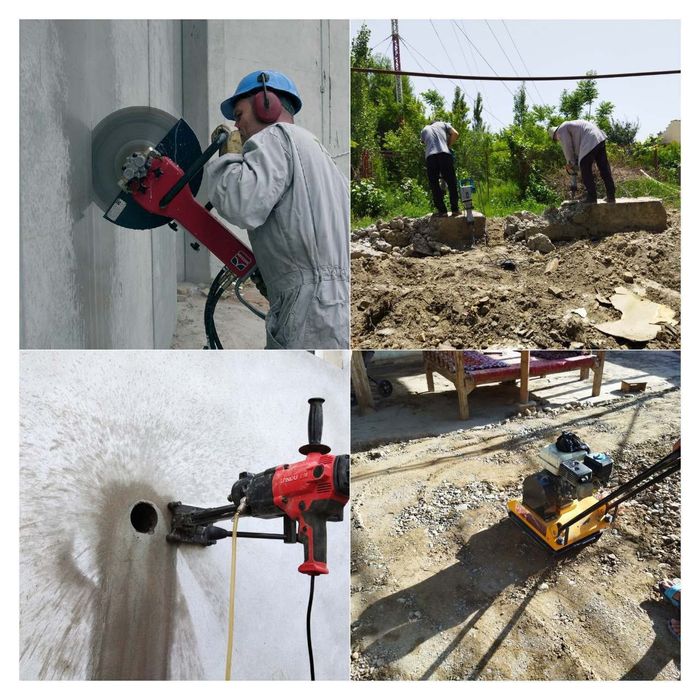 Бетон Кесиш бузиш Алмазная резка Алмазное бурения тешиш хизматлари