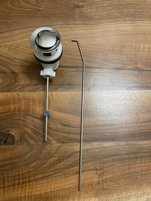 Клик сифон за мивка с лост пластмасов с преливник