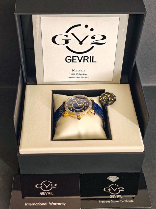 Продавам чисто нов GV2 Gevril Marsala Limited Edition часовник 384/999
