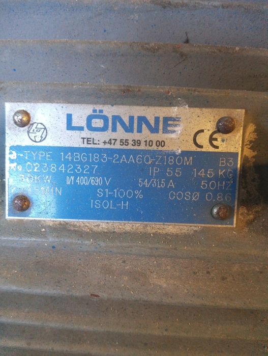 Motor 30 kw 3000rot/min