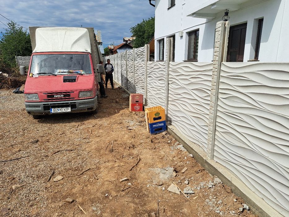 Gard placi beton/prefabricate