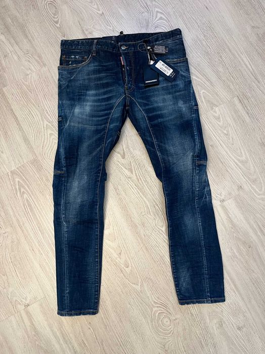 Dsquared2 blugi Tidy Biker Jean 52 italy, sau XL, retail 625 euro