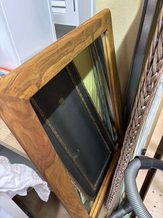 Oglinda rama lemn sau ratan sintetic