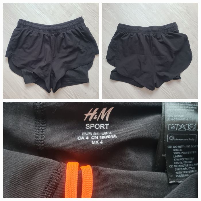 Craft, H&M шорти за бягане и спорт S/XS