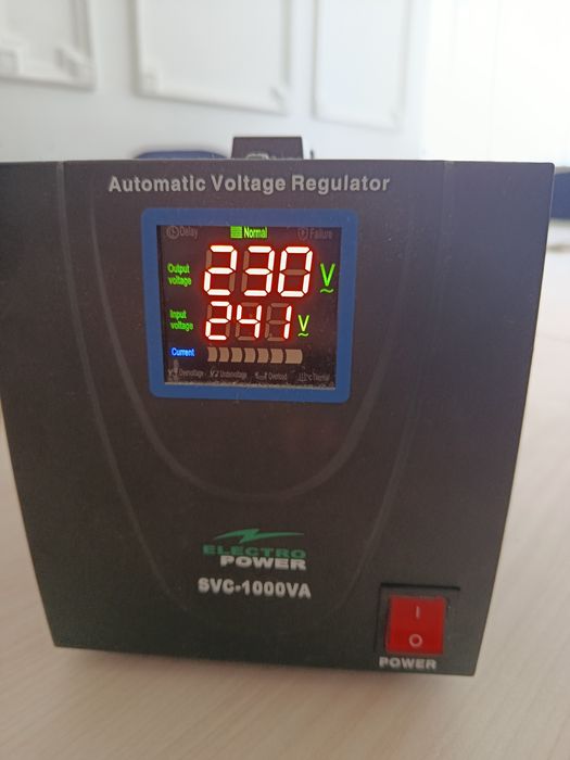 Stabilizator tensiune 1000VA 800W servomotor pt centrala cu defect