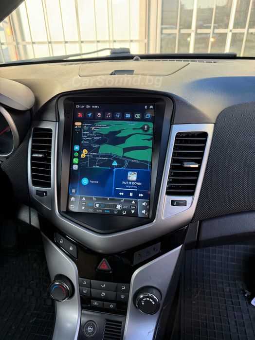 9.7" Мултимедия Chevrolet Cruze J300 Android 15 Круз Навигация Андроид