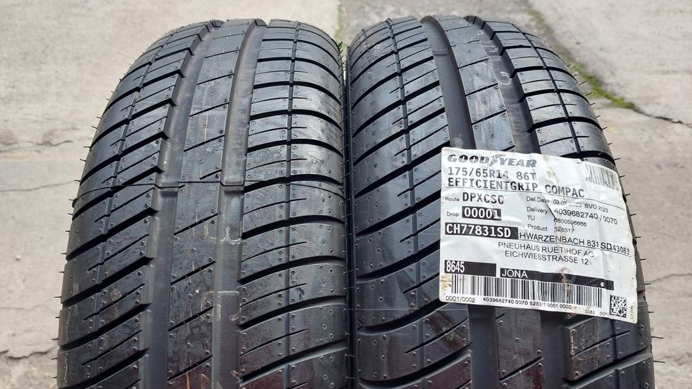 Нови гуми 175/65/14 Goodyear Efficient Grip 2 броя