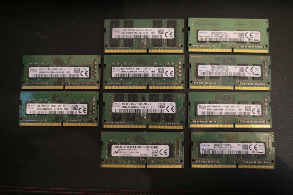 Modul 16 GB Memorie RAM DDR4 PC 8 Giga Kingston ADATA Hyper X 4 Laptop