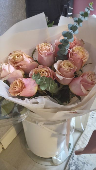 Шикарные букеты  из роз.