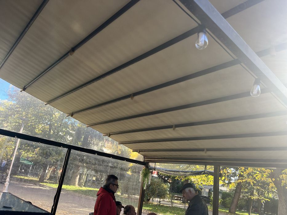 Пергола - с подвижен покрив