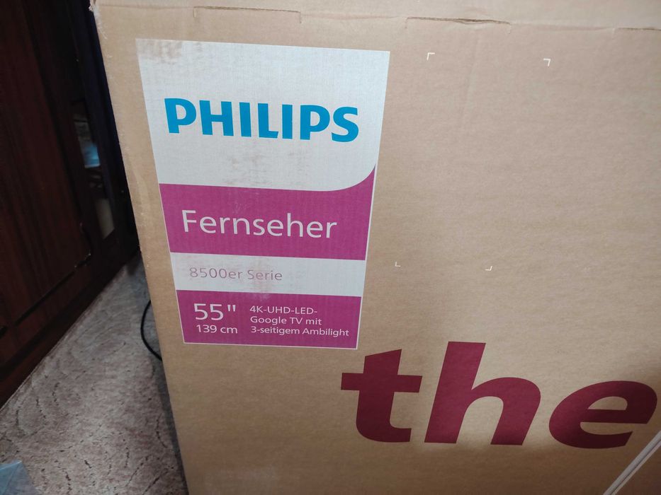 Телевизор Philips Ambilight LED The One  55PUS8518, 55"