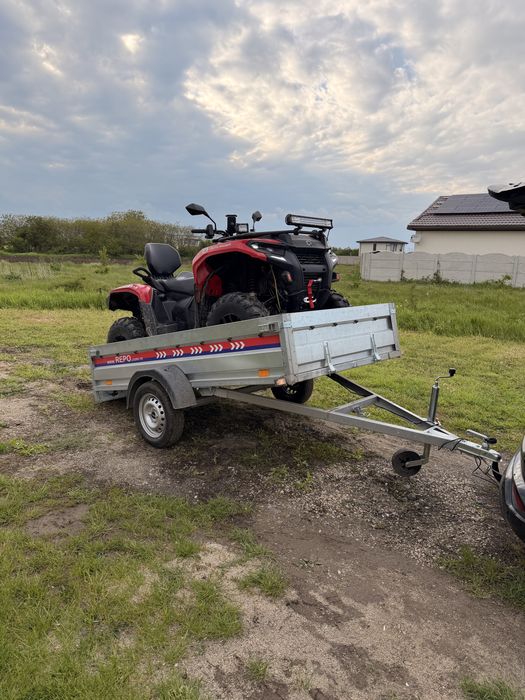 Închiriere remorcă Bucuresti-ilfov. ATV moto .260x135 cm, basculabilă, usor de folosit