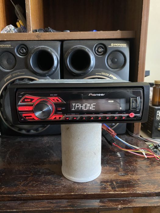 Pioneer MVH-350BT - BLUETOOTH, USB, Aux авто радио плеър за кола cd сд