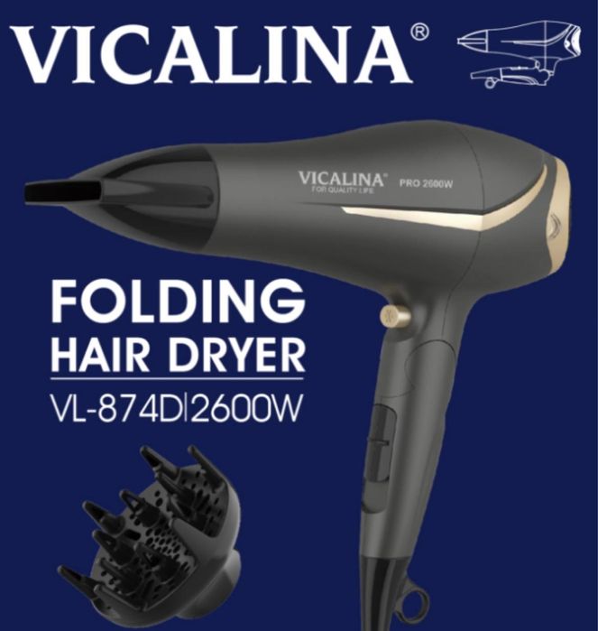 Фен ,шаш кептіргіш, Vicalina фен