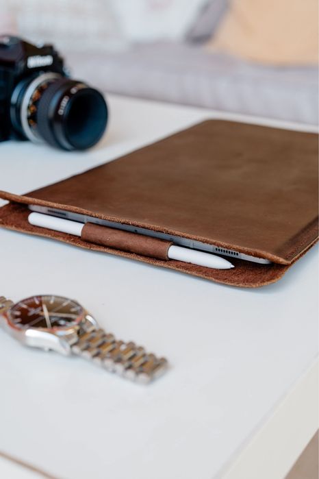 Husă Samsung/Apple pentru tabletă din piele naturală