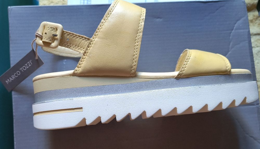 Нови сандали естествена кожа Marco Tozzi номер 36