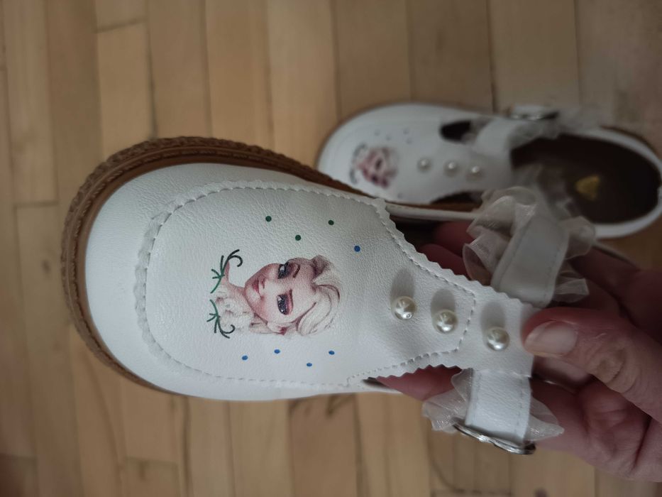 Обувки Елза, 30, Официални, бели за момиче