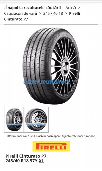 Jante audi a3 a4 a6 a8 q3 sline rs 245 40 18 vara noi pirelli  5x112