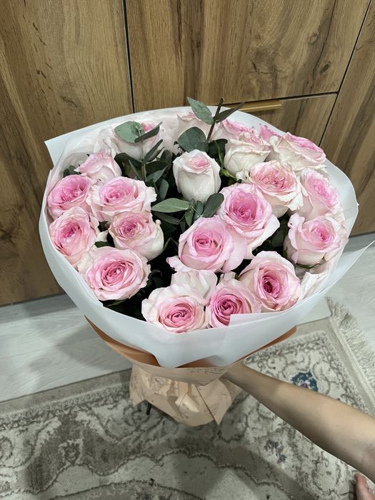 21шт, свежий розы