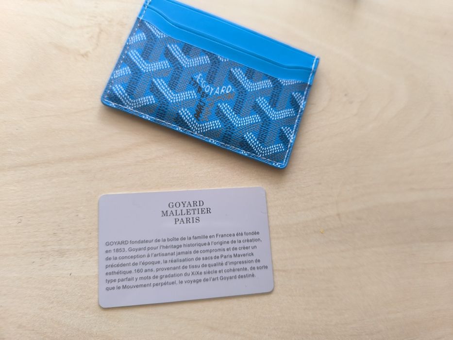 Goyard Cardholder Sky blue